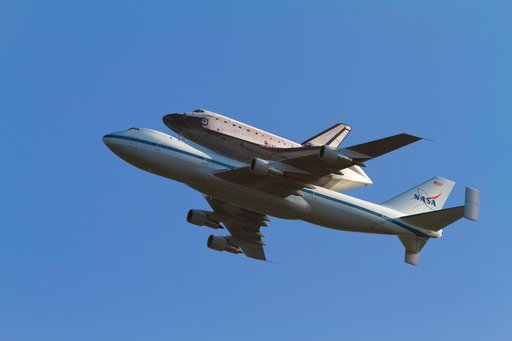 Shuttle flyover