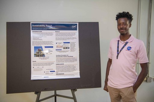 Summer Interns Display NASA Stennis Work