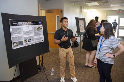 Summer Interns Display NASA Stennis Work