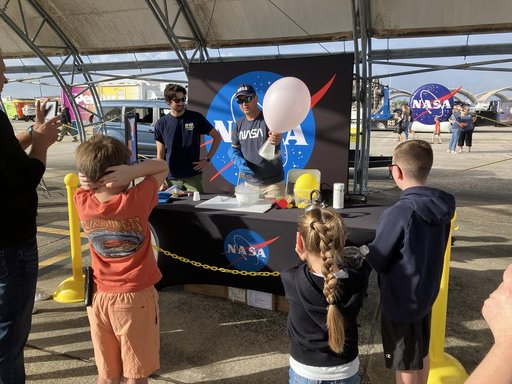NASA Attends Blue Angels Airshow