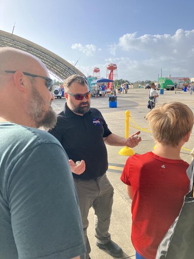 NASA Attends Blue Angels Airshow