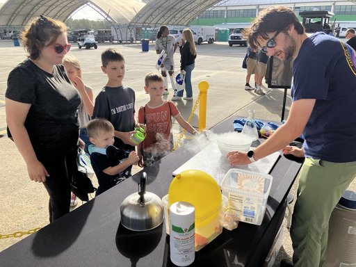 NASA Attends Blue Angels Airshow