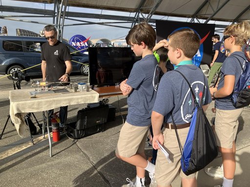 NASA Attends Blue Angels Airshow