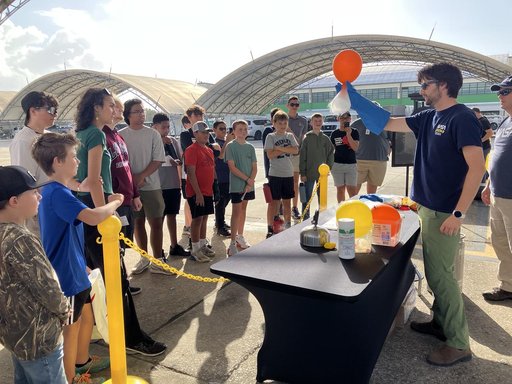NASA Attends Blue Angels Airshow