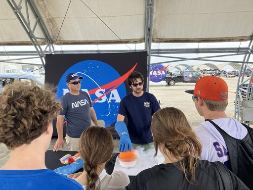 NASA Attends Blue Angels Airshow