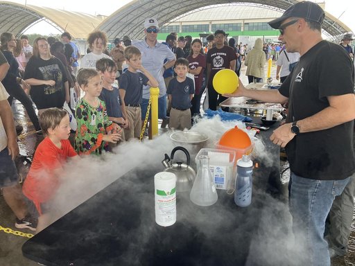 NASA Attends Blue Angels Airshow