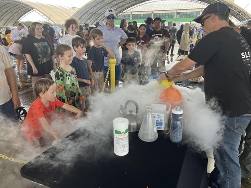 NASA Attends Blue Angels Airshow