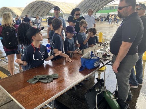 NASA Attends Blue Angels Airshow