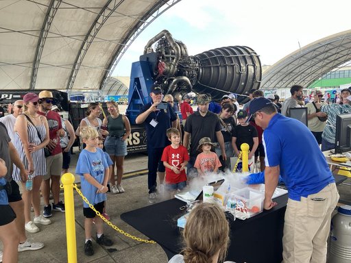 NASA Attends Blue Angels Airshow