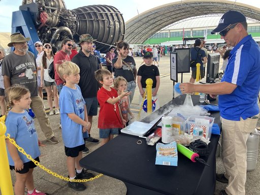 NASA Attends Blue Angels Airshow