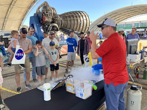 NASA Attends Blue Angels Airshow
