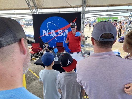 NASA Attends Blue Angels Airshow