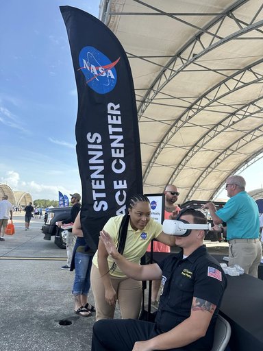 NASA Attends Blue Angels Airshow