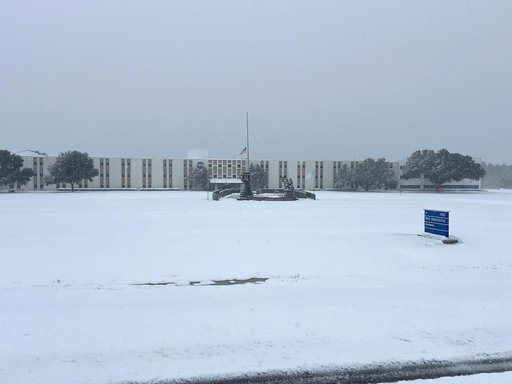 NASA Stennis Becomes Winter Wonderland