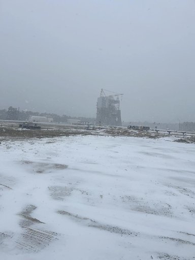 NASA Stennis Becomes Winter Wonderland