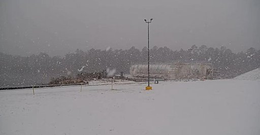 NASA Stennis Becomes Winter Wonderland