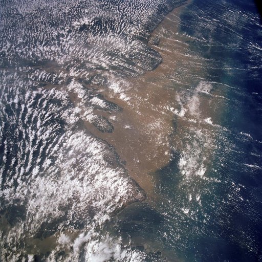 Mouth of the Amazon River as seen from STS-58