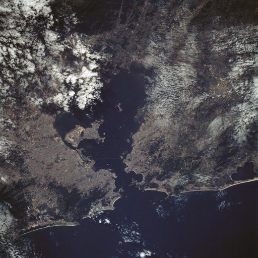 STS-65 Earth observation of Rio de Janeiro in Brazil taken from OV-102