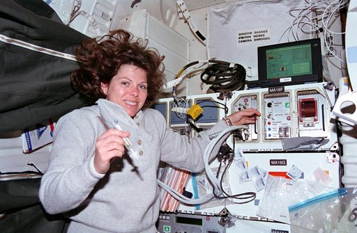 Astronaut Mary Ellen Weber with BDS