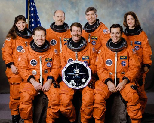 STS-73 official crew portrait