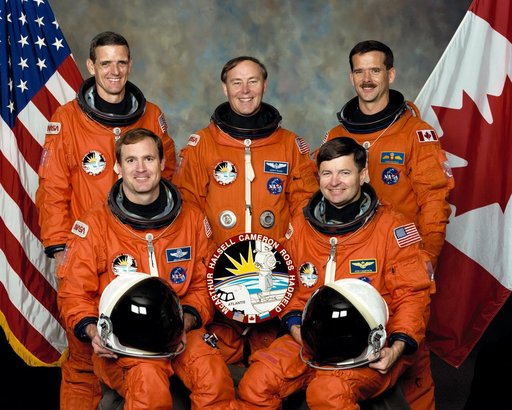 STS-74 crew preflight portrait