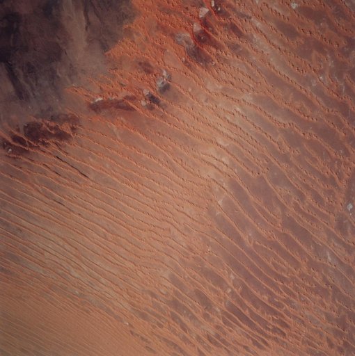 Earth observation views of the Sahara Desert taken from OV-105 during STS-99
