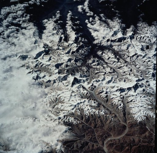 Earth observations of the Himalayan Mountains taken during STS-99