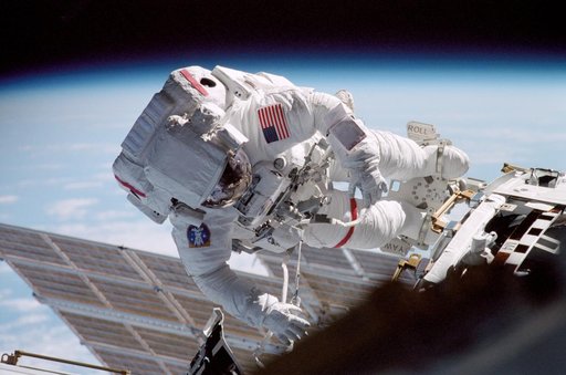 MS Gernhardt during EVA 2