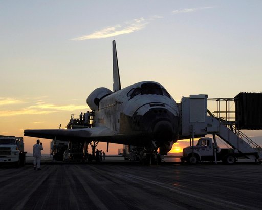 STS-114 landing at Edwards Air Force Base