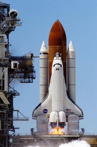 STS-121 Launch of the orbiter Discovery