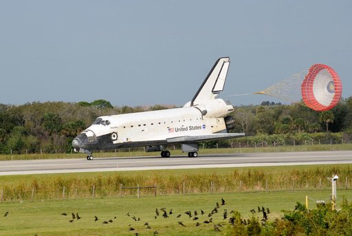 200802200002HQ  Space Shuttle Atlantis (STS-122) Lands