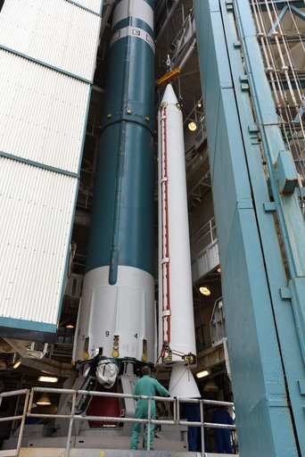 Delta II JPSS-1 Solid Rocket Motor (SRM) Hoist and Mate