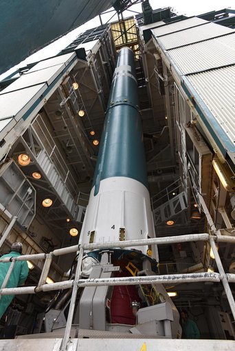 Delta II JPSS-1 Solid Rocket Motor (SRM) Hoist and Mate