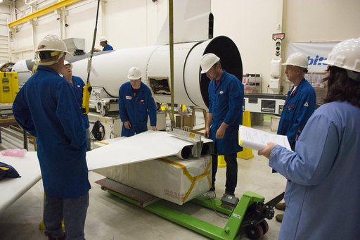 Pegasus XL CYGNSS Fin Installation