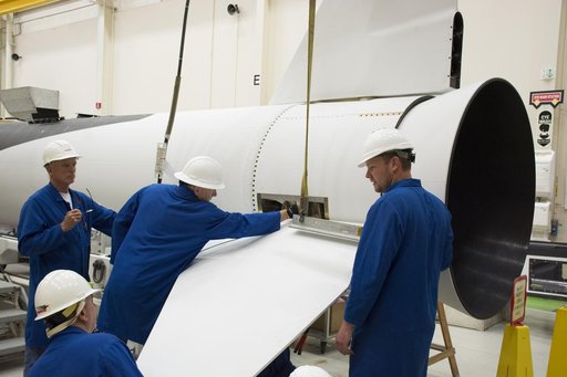 Pegasus XL CYGNSS Fin Installation