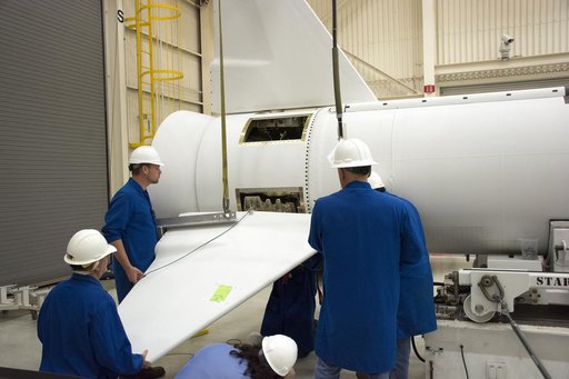 Pegasus XL CYGNSS Fin Installation