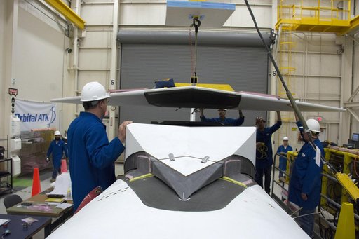 Pegasus XL CYGNSS Final Wing Installation