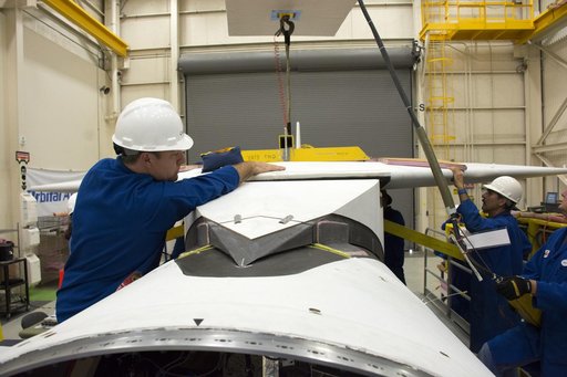 Pegasus XL CYGNSS Final Wing Installation