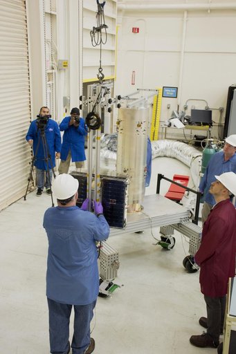 Pegasus XL CYGNSS Microsats Installation on Deployment Module