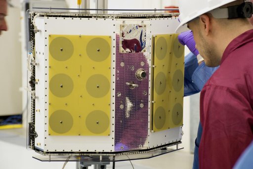 Pegasus XL CYGNSS Microsats Installation on Deployment Module