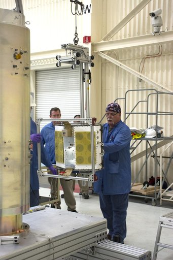 Pegasus XL CYGNSS Microsats Installation on Deployment Module