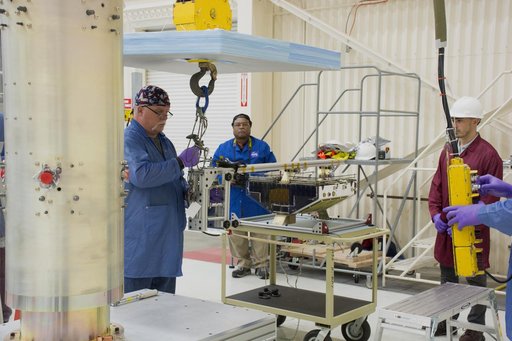Pegasus XL CYGNSS Microsats Installation on Deployment Module