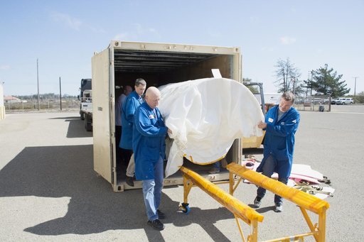 Pegasus XL CYGNSS Fairing Arrival