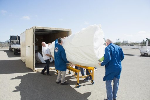 Pegasus XL CYGNSS Fairing Arrival