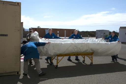 Pegasus XL CYGNSS Fairing Arrival