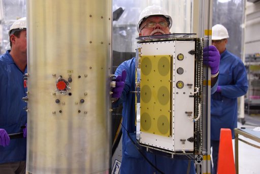 Pegasus XL CYGNSS Microsats Installation on Deployment Module