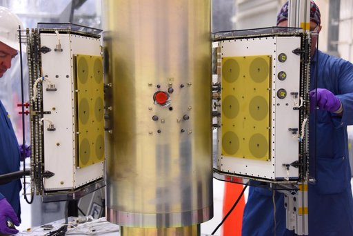 Pegasus XL CYGNSS Microsats Installation on Deployment Module