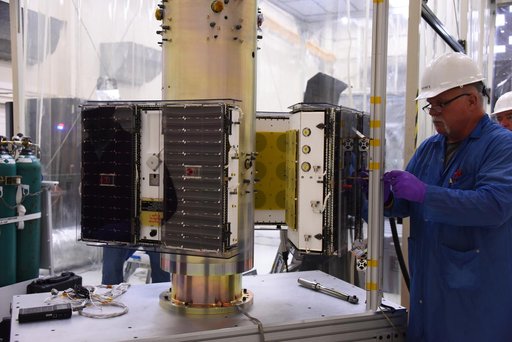 Pegasus XL CYGNSS Microsats Installation on Deployment Module