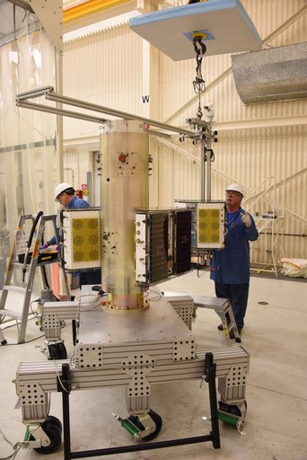 Pegasus XL CYGNSS Microsats Installation on Deployment Module