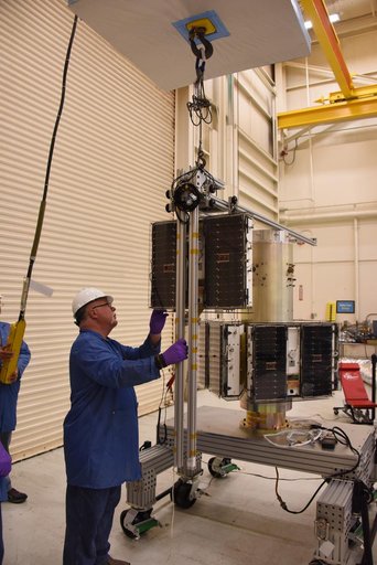 Pegasus XL CYGNSS Microsats Installation on Deployment Module